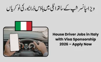 House Driver Jobs in Italy with Visa Sponsorship 2026 – Apply Now (1)