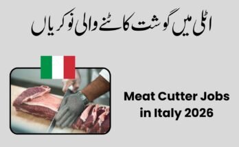 Meat Cutter Jobs in Italy 2026